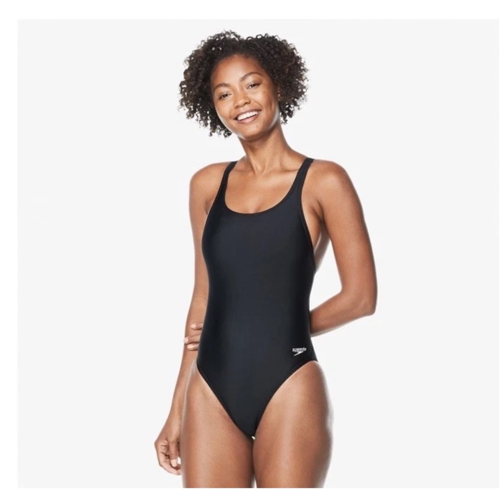 Speedo Pro LT One Piece Super Pro Women's Swimsuit Black 12/38 new w/o tags